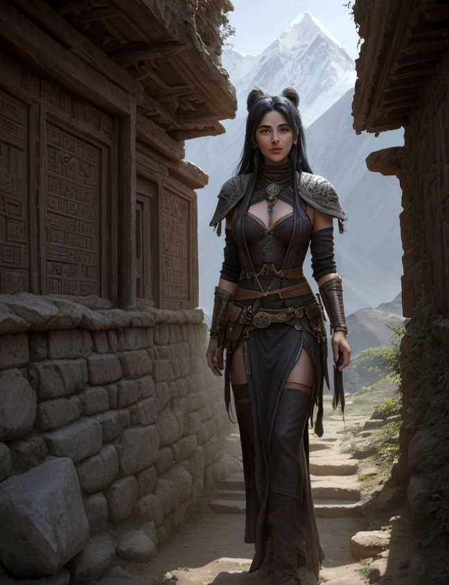 Image générée semi-réaliste